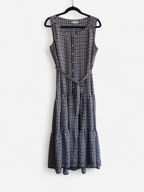 Max Studio midi dress size M cottage prairie bohemian flowy summer indie